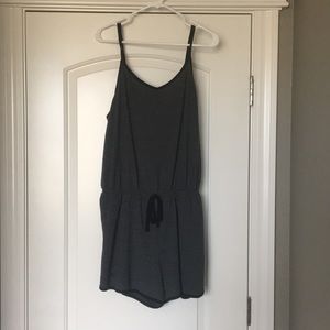 Back and Gray romper size XXL